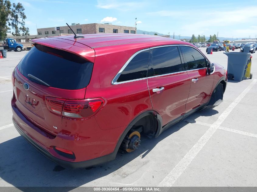 2019 KIA SORENTO 3.3L LX - 5XYPG4A58KG571597