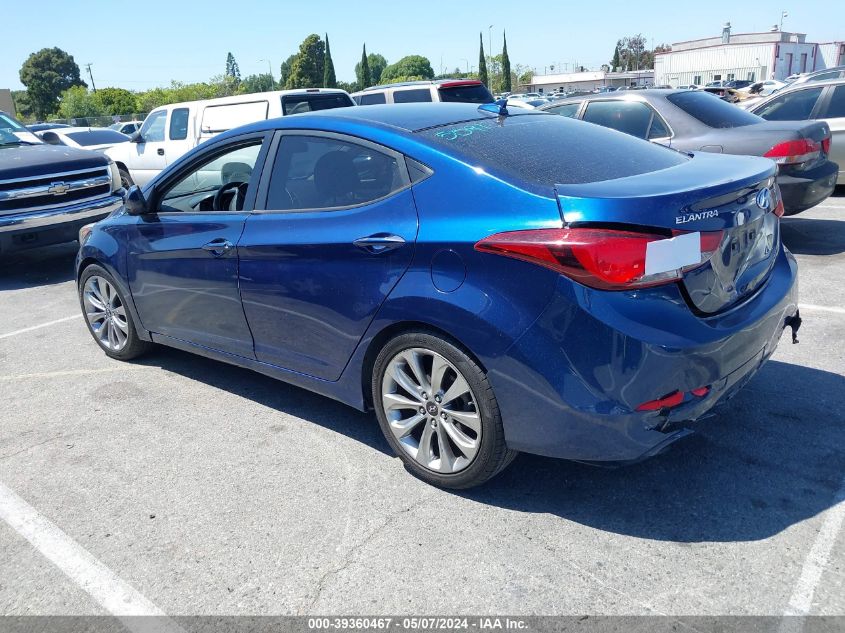 2016 Hyundai Elantra Se VIN: 5NPDH4AE1GH756820 Lot: 39360467