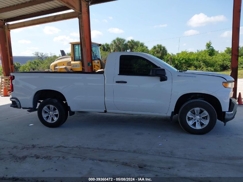 2020 Chevrolet Silverado 1500 2Wd Regular Cab Long Bed Wt VIN: 3GCNWAEHXLG156913 Lot: 39360472