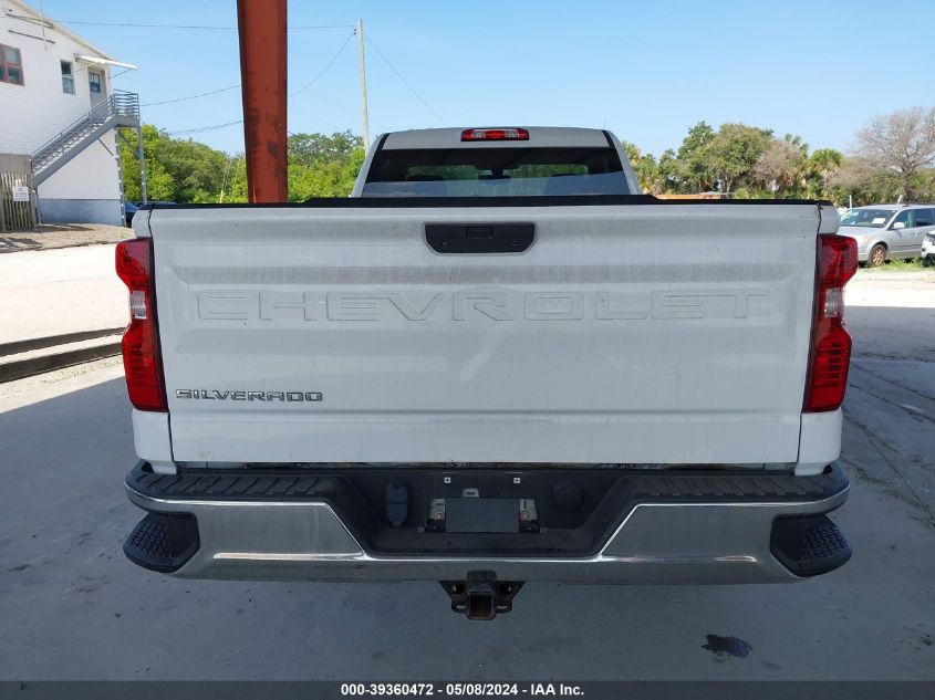 2020 Chevrolet Silverado 1500 2Wd Regular Cab Long Bed Wt VIN: 3GCNWAEHXLG156913 Lot: 39360472