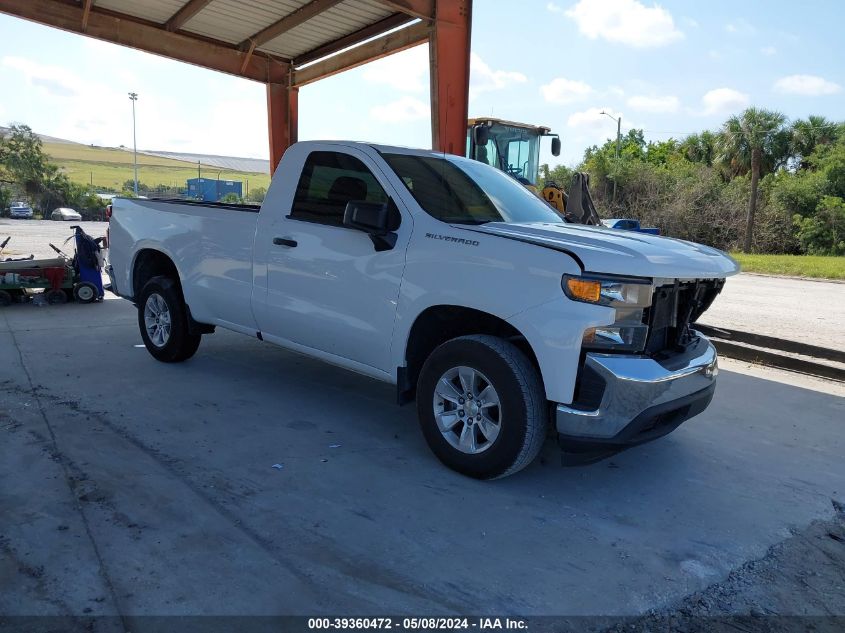 2020 Chevrolet Silverado 1500 2Wd Regular Cab Long Bed Wt VIN: 3GCNWAEHXLG156913 Lot: 39360472