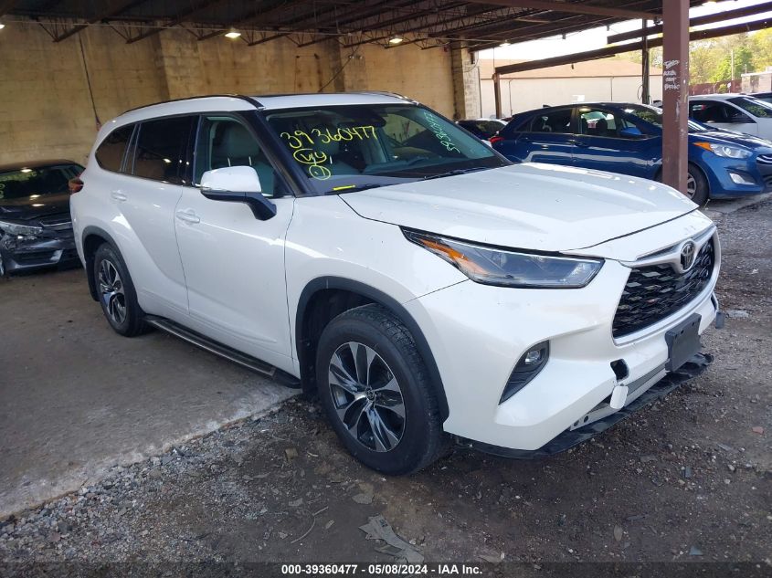 2021 Toyota Highlander Xle VIN: 5TDHZRBHXMS536084 Lot: 39360477