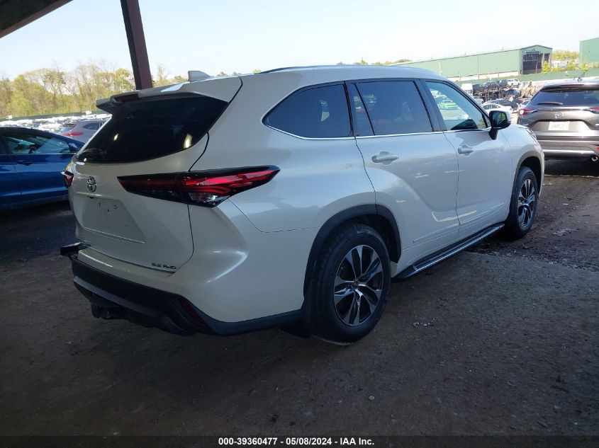 2021 Toyota Highlander Xle VIN: 5TDHZRBHXMS536084 Lot: 39360477