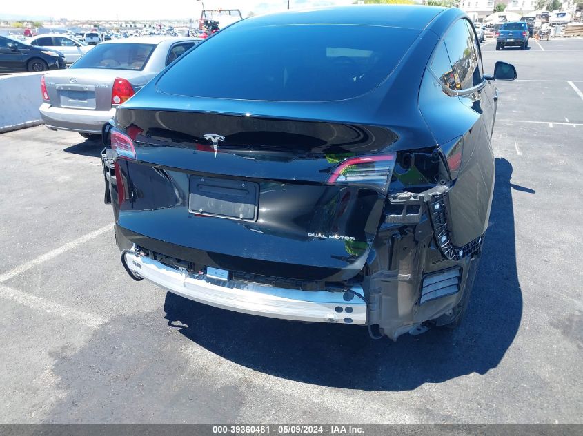 2023 Tesla Model Y Awd/Long Range Dual Motor All-Wheel Drive VIN: 7SAYGAEE9PF766445 Lot: 39360481