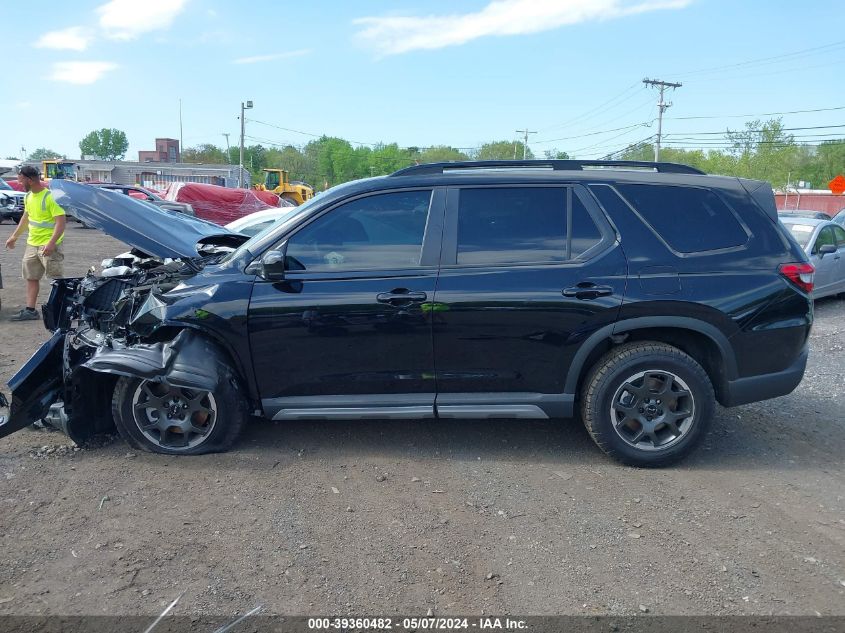 2024 Honda Pilot Awd Trailsport VIN: 5FNYG1H62RB022710 Lot: 39360482