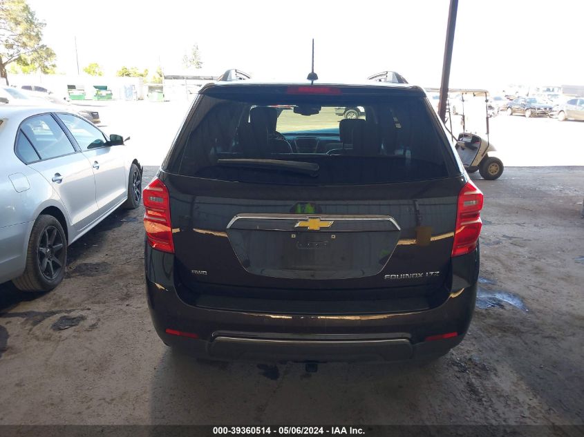 2016 Chevrolet Equinox Ltz VIN: 2GNFLGEK3G6209889 Lot: 39360514