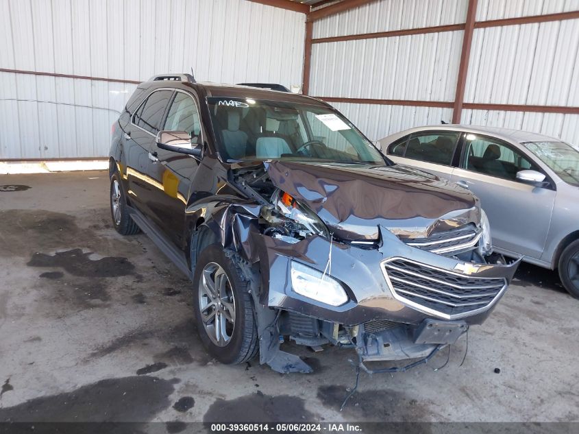 2016 Chevrolet Equinox Ltz VIN: 2GNFLGEK3G6209889 Lot: 39360514