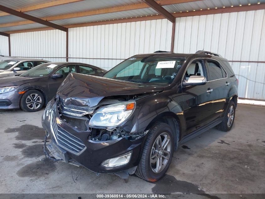 2016 Chevrolet Equinox Ltz VIN: 2GNFLGEK3G6209889 Lot: 39360514