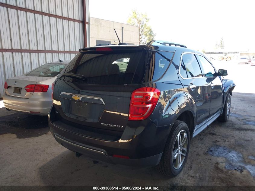 2016 Chevrolet Equinox Ltz VIN: 2GNFLGEK3G6209889 Lot: 39360514