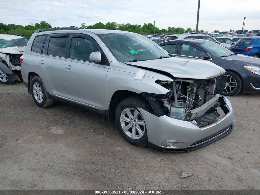 2012 Toyota Highlander Se VIN: 5TDBK3EH8CS150541 Lot: 39360521