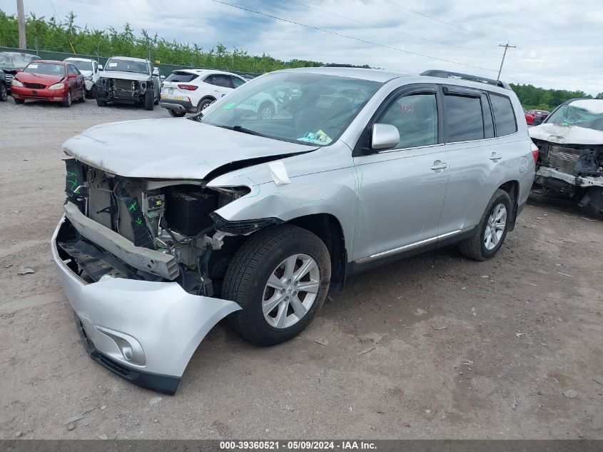 2012 Toyota Highlander Se VIN: 5TDBK3EH8CS150541 Lot: 39360521