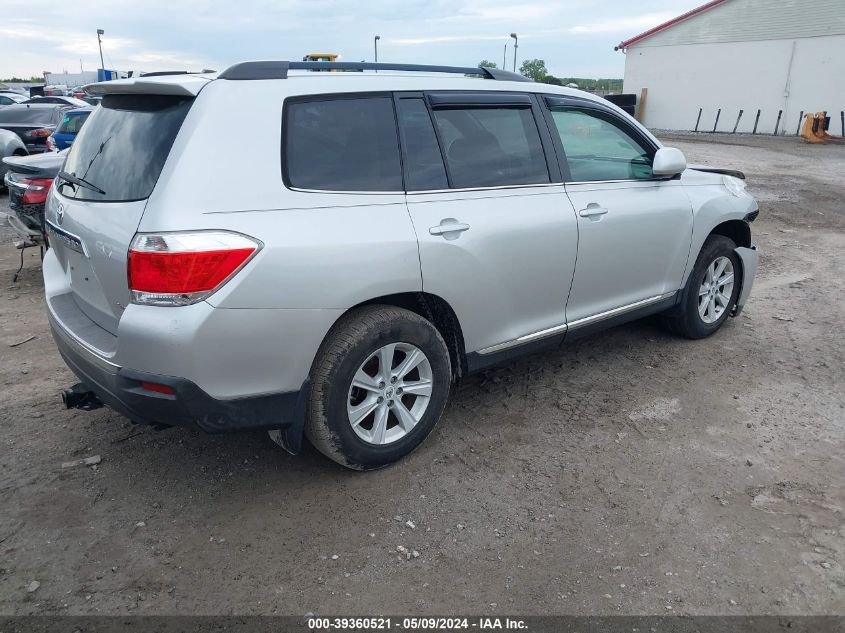 2012 Toyota Highlander Se VIN: 5TDBK3EH8CS150541 Lot: 39360521