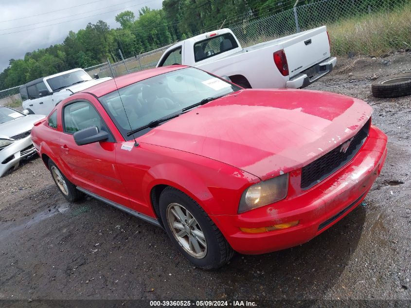 2007 Ford Mustang V6 Deluxe/V6 Premium VIN: 1ZVFT80N075307819 Lot: 39360525