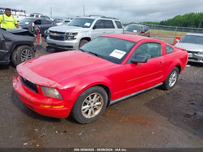 2007 Ford Mustang V6 Deluxe/V6 Premium VIN: 1ZVFT80N075307819 Lot: 39360525