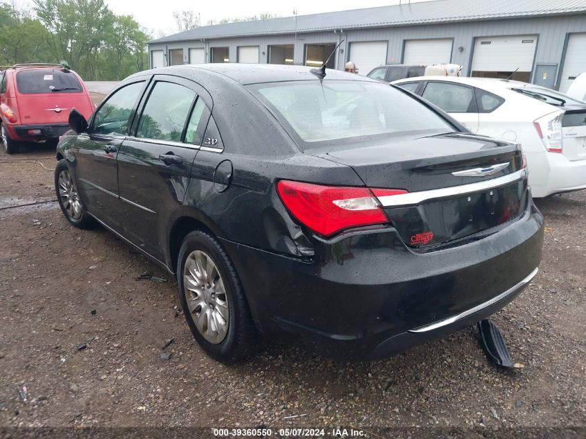 2012 Chrysler 200 Lx VIN: 1C3CCBAB3CN158120 Lot: 39360550