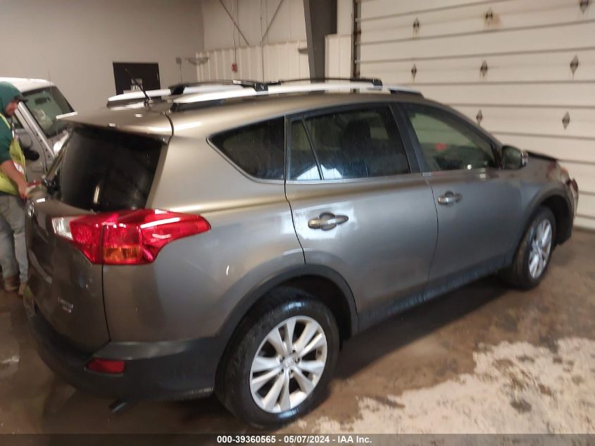 2014 Toyota Rav4 Limited VIN: 2T3DFREV6EW222649 Lot: 39360565