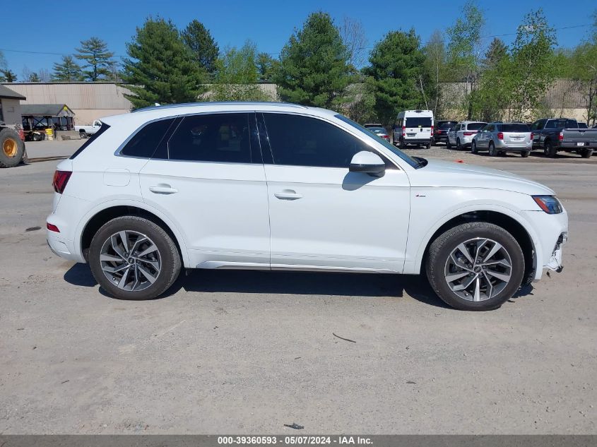 2023 Audi Q5 Premium Plus 45 Tfsi S Line Quattro VIN: WA1EAAFYXP2003776 Lot: 39360593