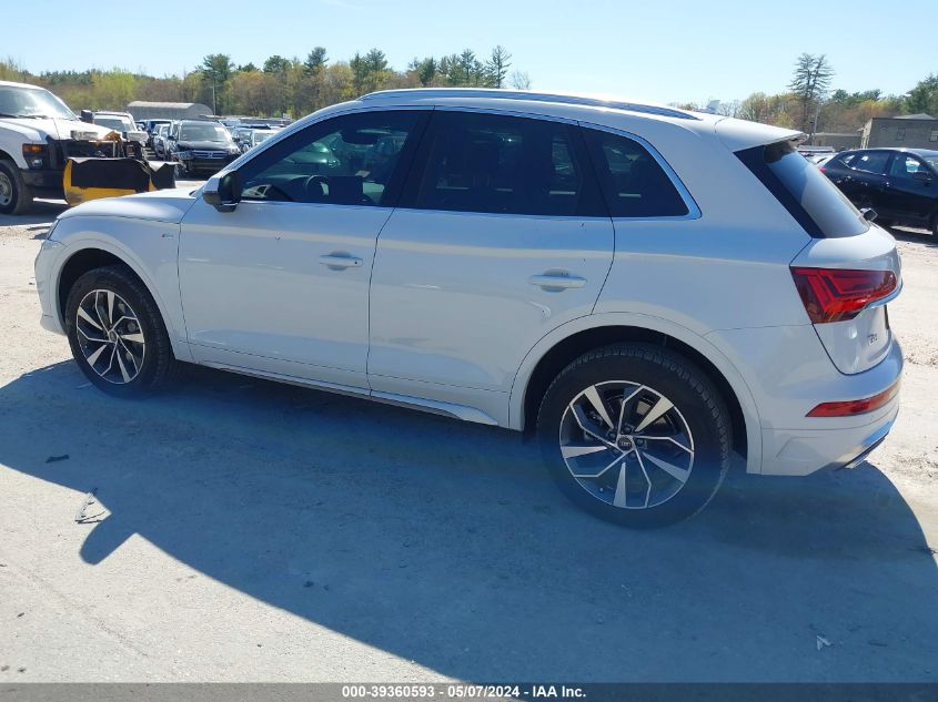 2023 Audi Q5 Premium Plus 45 Tfsi S Line Quattro VIN: WA1EAAFYXP2003776 Lot: 39360593