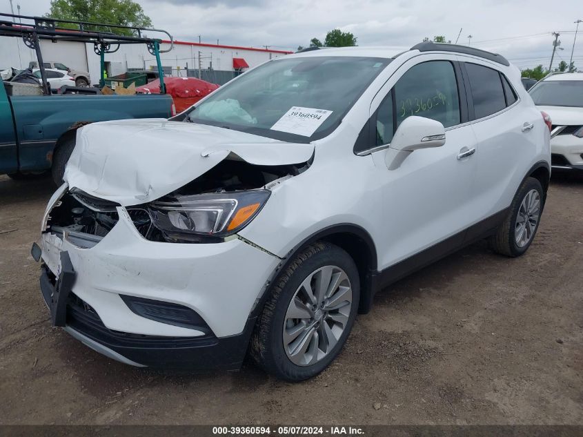 2018 Buick Encore Preferred VIN: KL4CJASB2JB656778 Lot: 39360594