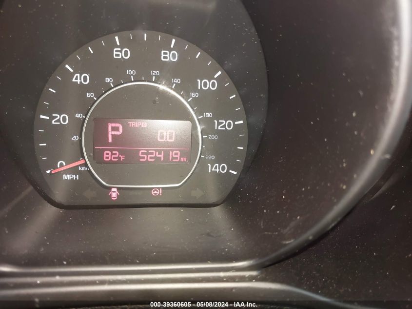 2019 Kia Soul + VIN: KNDJP3A50K7680195 Lot: 39360605