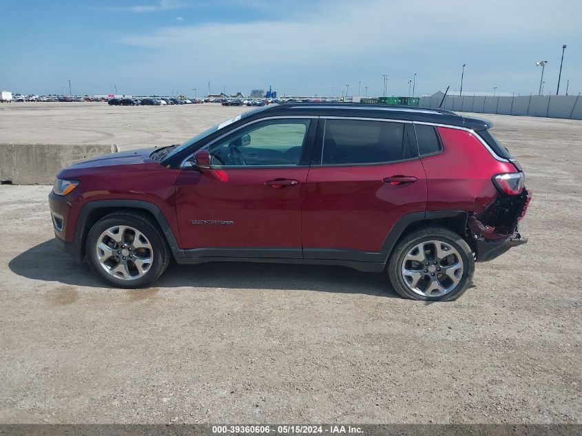 2020 Jeep Compass Limited Fwd VIN: 3C4NJCCB0LT247236 Lot: 39360606