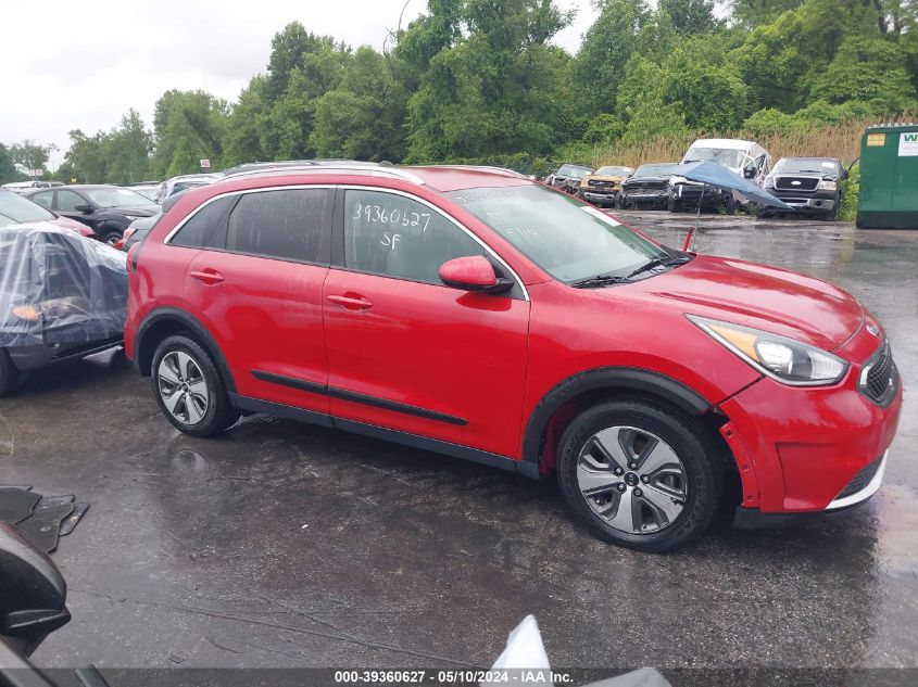 2018 Kia Niro Lx VIN: KNDCB3LC6J5176229 Lot: 39360627