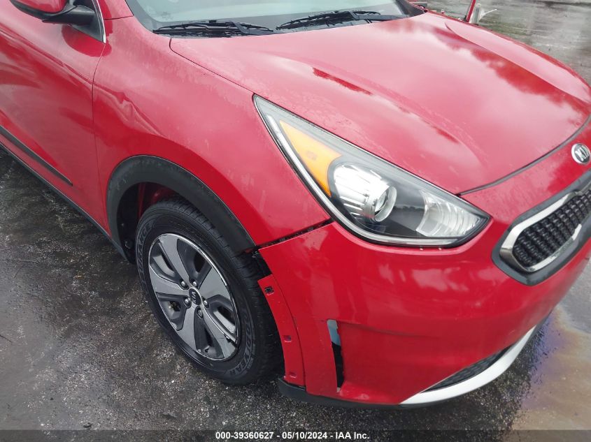 2018 Kia Niro Lx VIN: KNDCB3LC6J5176229 Lot: 39360627