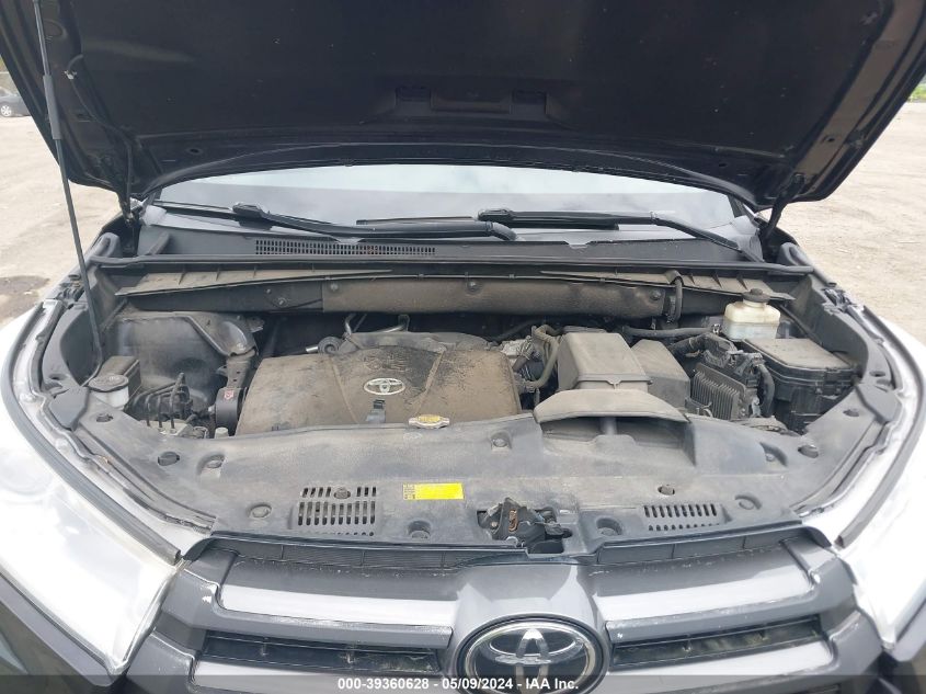 2017 Toyota Highlander Le VIN: 5TDBZRFH2HS38404 Lot: 39360628