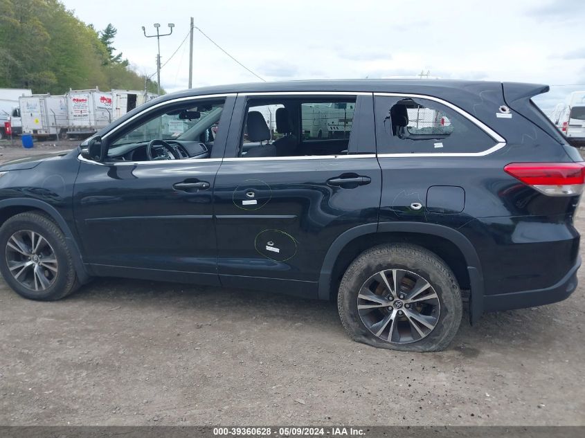 2017 Toyota Highlander Le VIN: 5TDBZRFH2HS38404 Lot: 39360628
