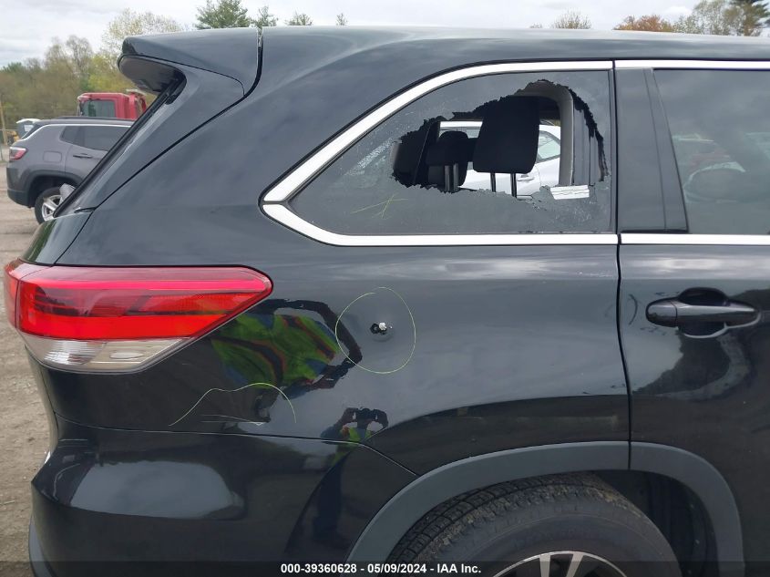 2017 Toyota Highlander Le VIN: 5TDBZRFH2HS38404 Lot: 39360628