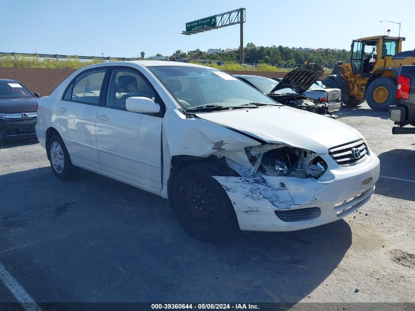 2003 Toyota Corolla Le VIN: 1NXBR32E93Z024525 Lot: 39360644