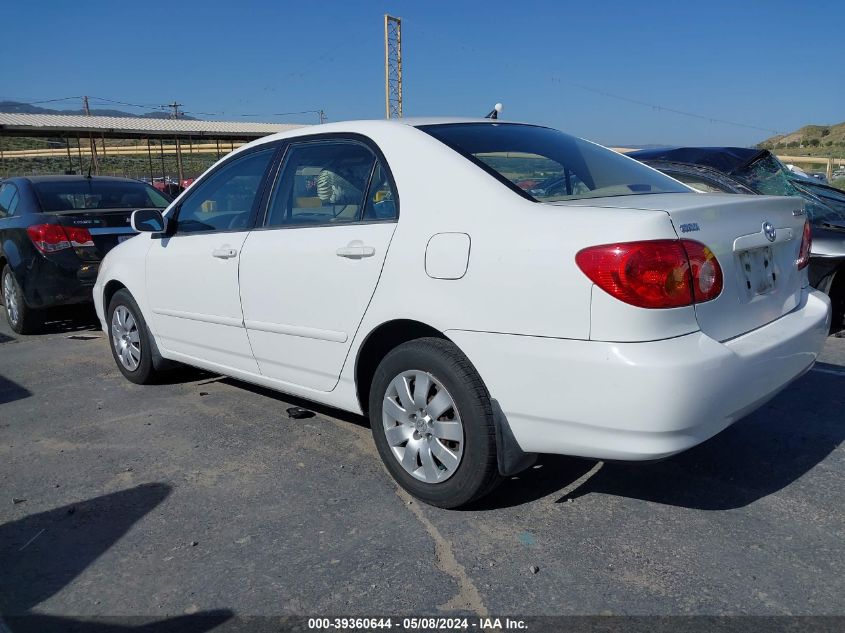 2003 Toyota Corolla Le VIN: 1NXBR32E93Z024525 Lot: 39360644