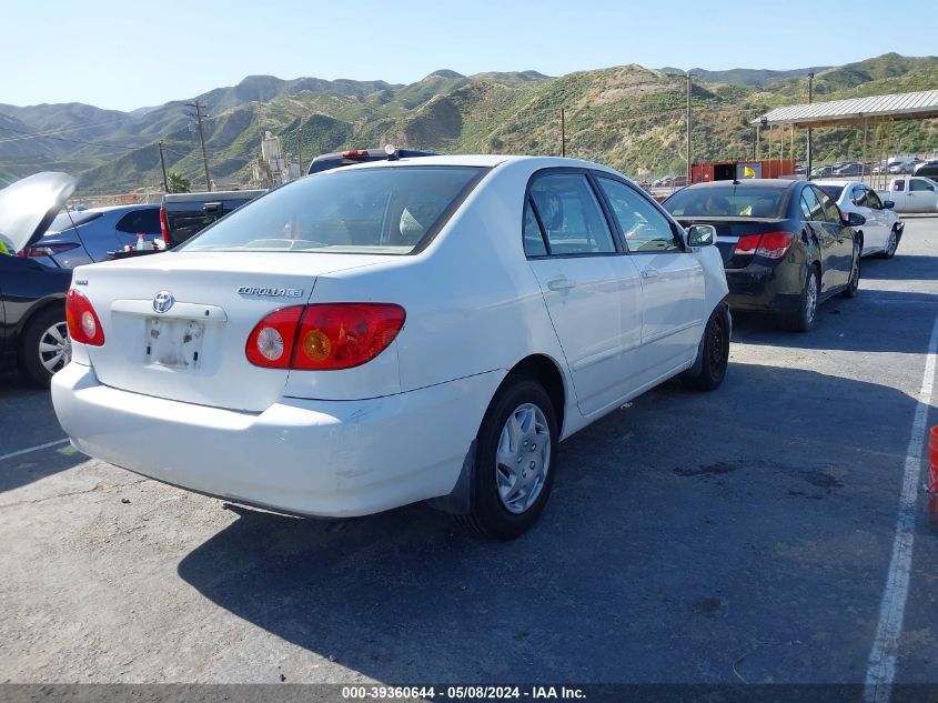 2003 Toyota Corolla Le VIN: 1NXBR32E93Z024525 Lot: 39360644