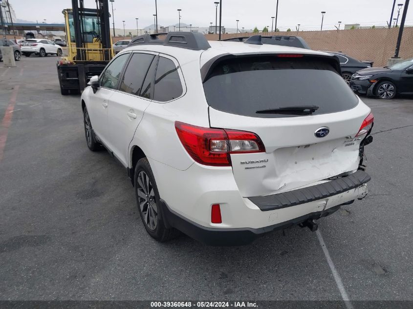 2016 Subaru Outback 3.6R Limited VIN: 4S4BSENCXG3223962 Lot: 39360648