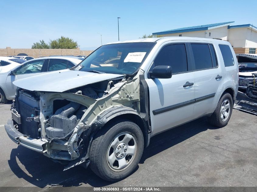 2009 Honda Pilot Lx VIN: 5FNYF38249B002678 Lot: 39360693