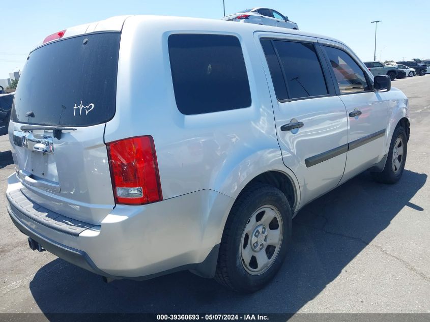 2009 Honda Pilot Lx VIN: 5FNYF38249B002678 Lot: 39360693