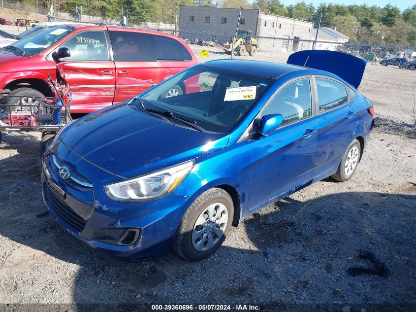 2016 Hyundai Accent Se VIN: KMHCT4AE6GU167287 Lot: 39360696