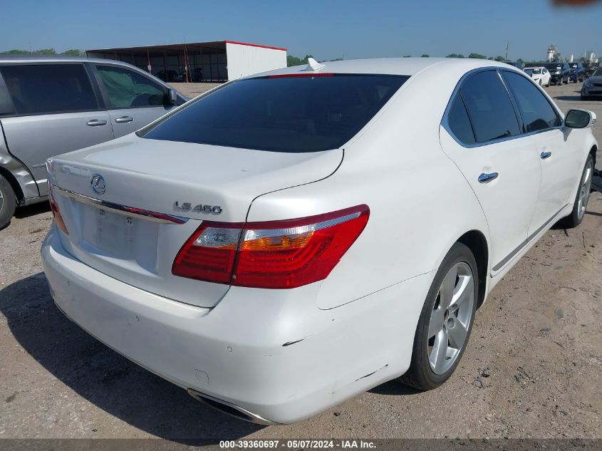 2011 Lexus Ls 460 VIN: JTHBL5EFXB5102260 Lot: 39360697