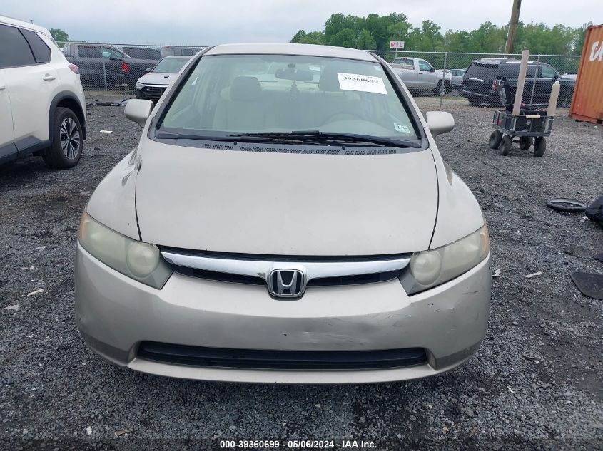 2006 Honda Civic Lx VIN: 2HGFA16556H514352 Lot: 39360699