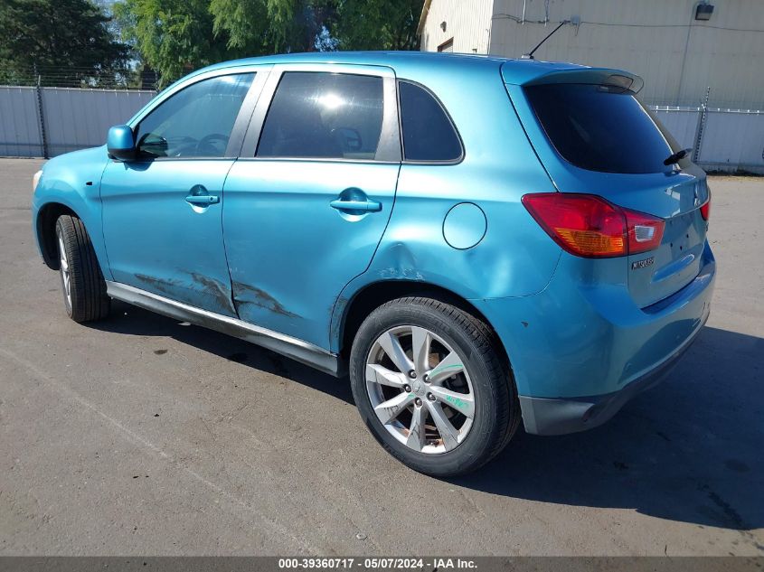 2013 Mitsubishi Outlander Sport Es VIN: 4A4AR3AU2DE007417 Lot: 39360717