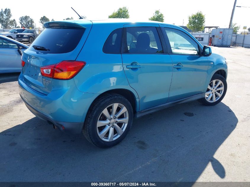 2013 Mitsubishi Outlander Sport Es VIN: 4A4AR3AU2DE007417 Lot: 39360717