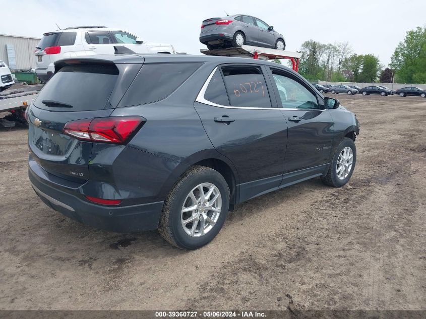 2022 Chevrolet Equinox Awd Lt VIN: 2GNAXUEV1N6106605 Lot: 39360727