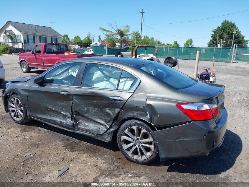 2013 Honda Accord Sport VIN: 1HGCR2F57DA255411 Lot: 39360734