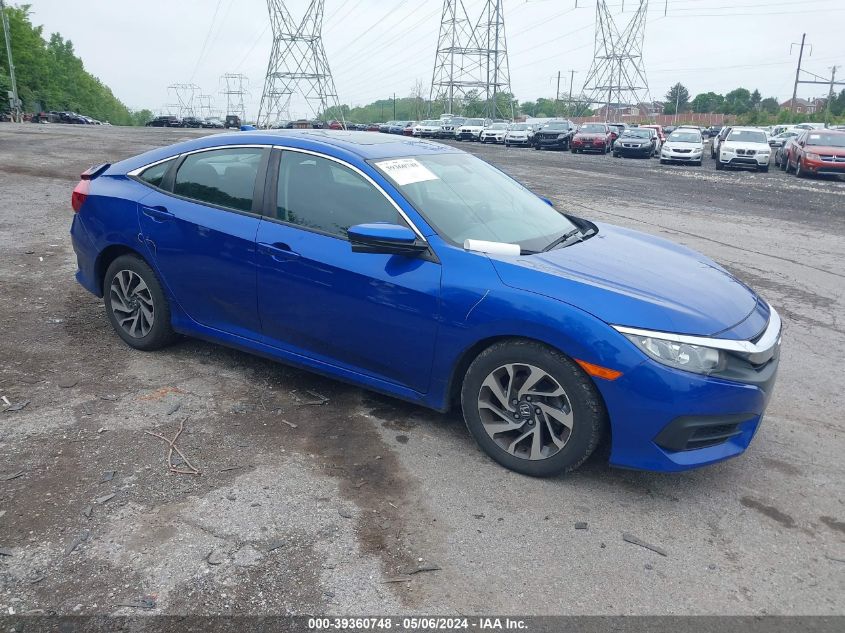 2018 Honda Civic Ex VIN: 2HGFC2F71JH590032 Lot: 39360748