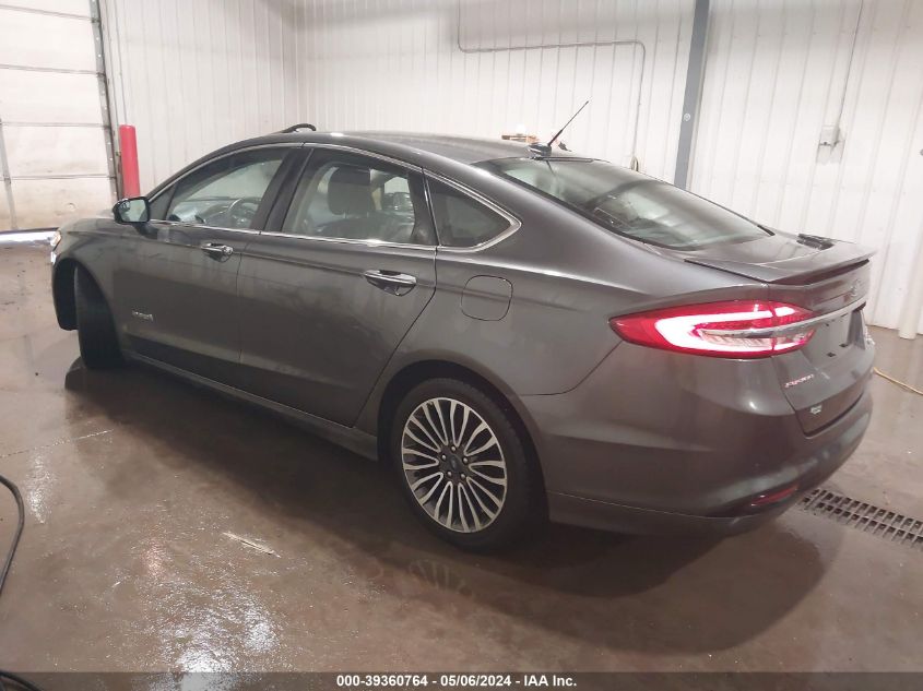 2017 Ford Fusion Hybrid Titanium VIN: 3FA6P0RU7HR368821 Lot: 39360764