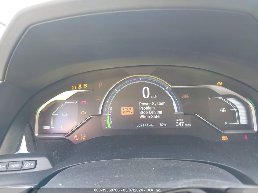 VIN JHMZC5F37JC011878 2018 HONDA CLARITY PLUG-IN HYBRID TOURING