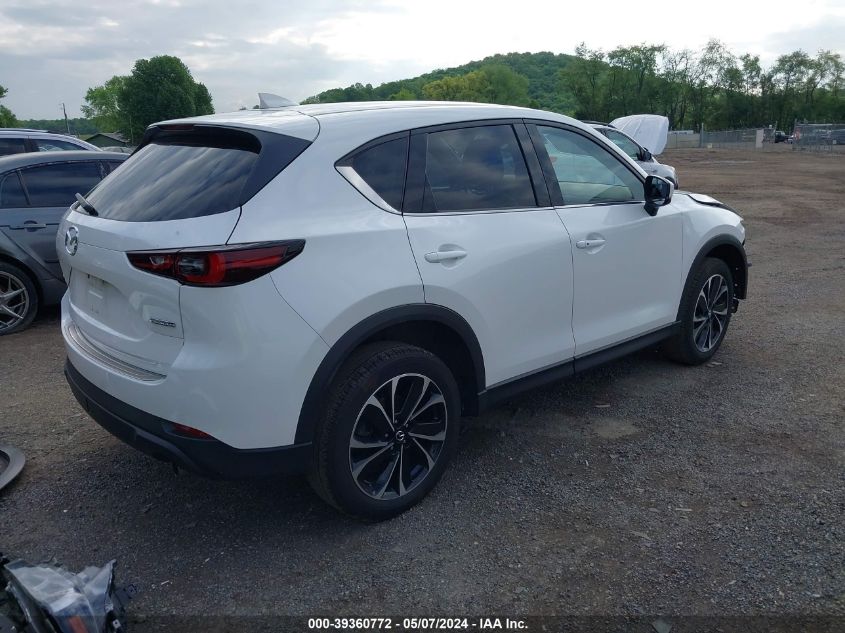 2022 Mazda Cx-5 2.5 S Premium VIN: JM3KFBDM3N0648124 Lot: 39360772