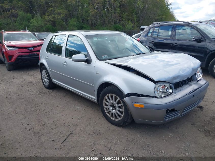 2004 Volkswagen Golf Gls 2.0L VIN: 9BWGL61J044017840 Lot: 39360801