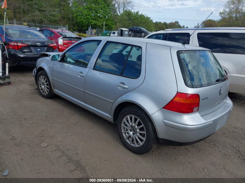 2004 Volkswagen Golf Gls 2.0L VIN: 9BWGL61J044017840 Lot: 39360801