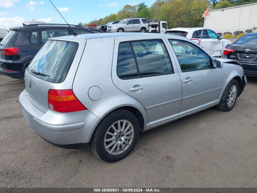 2004 Volkswagen Golf Gls 2.0L VIN: 9BWGL61J044017840 Lot: 39360801